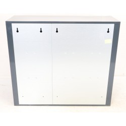 Bloc de 9 Boîtes aux Lettres LEABOX Collective Extérieur Mural Gris Anthracite - 3x3