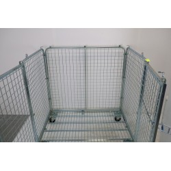 Chariot Roulant Bas 2 Portes Charge 400kg pour le Rangement de Matériel Sportif