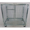 Chariot Armoire Roulante Basse 2 Portes Charge 400kg pour Rangement de Matériel Sportif