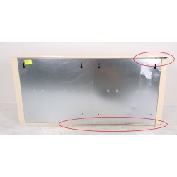 Bloc de 8 Boîtes aux Lettres LEABOX Collectives Intérieur Mural Beige - 4x2