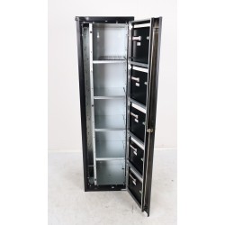 Bloc de 5 Boîtes aux Lettres RENZ Collectives Intérieur Mural Noir - 1x5 -