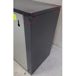 Bloc de 6 Boîtes aux Lettres LEABOX Collectives Intérieur Mural Gris - 3x2 - NEUF Déclassé Pas Cher