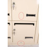 Bloc de 6 Boites aux Lettres LEABOX Collective Intérieur Sans pieds Beige - 2x3