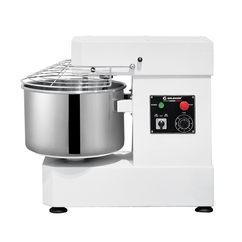 Pétrin à Pâte 30L GOLDINOX Premium sur Pieds 2 Vitesses avec Tête et Cuve Fixe- PET300