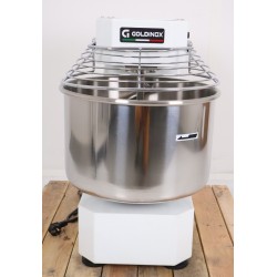 Pétrin à Pâte 30L GOLDINOX Premium sur Pieds 2 Vitesses avec Tête et Cuve Fixe- PET300