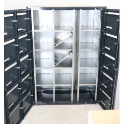 Bloc 15 Boîtes aux Lettres LEABOX Collective Intérieur Mural Gris