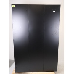 Vestiaire 9 Casiers à Portes Bombées Fermeture à Clés L1200 P500 H1800 NoirBlanc- 14.3767