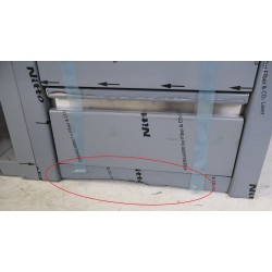 Meuble Bas Inox GOLDINOX 2 Portes Coulissantes 3 Tiroirs sur Pieds Pas Cher