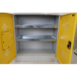 Armoire de Stockage de Produits Chimiques avec 2 Bacs de Rétention