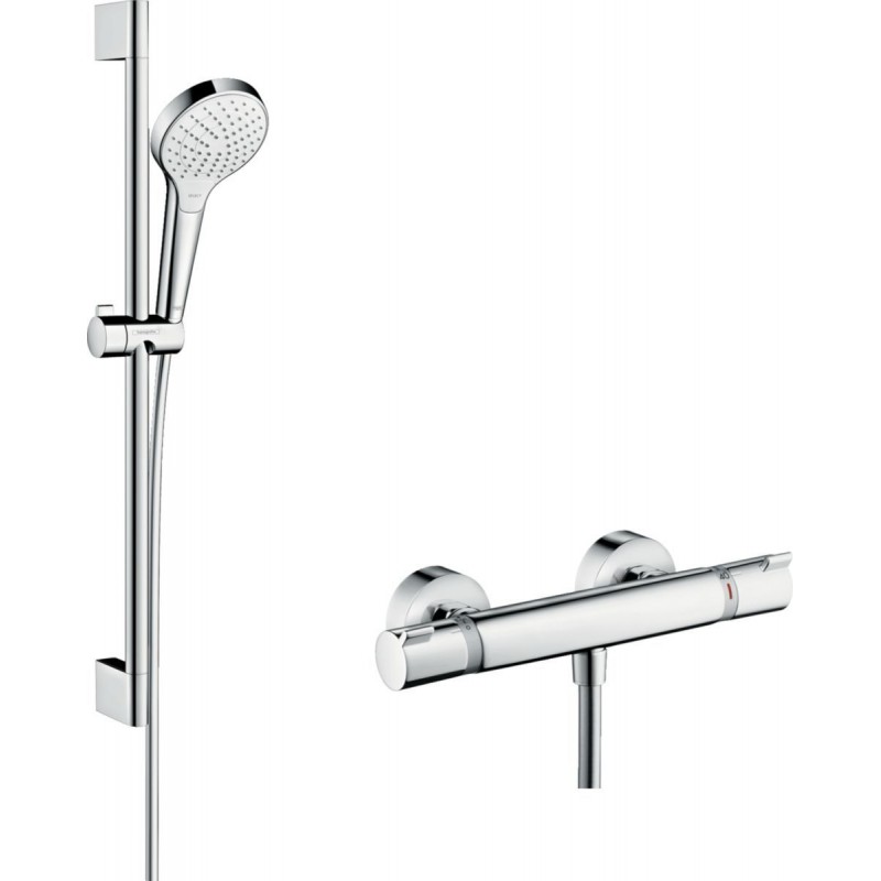 Ensemble de Douche HANSGROHE Croma Select 110 avec Mitigeur - 27013400 - NEUF