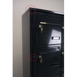 Bloc de 15 Boites aux Lettres LEABOX Collective Extérieur Mural Pas Cher