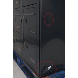 Bloc de 15 Boites aux Lettres LEABOX Collective Extérieur Mural Pas Cher