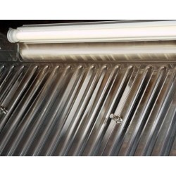 Hotte Professionnelle Caisson Inox GOLDINOX Premium + Moteur, Variateur, Éclairage, Filtre et Robinet Vidange - EH159M