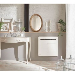 Radiateur Électrique à Inertie Céramique 1000W NOIROT Amaroc Horizontal Blanc