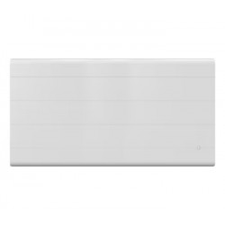 Radiateur Électrique Double Corps de Chauffe 2000W NOIROT Radiasoft Connecté Horizontal Blanc - N187117