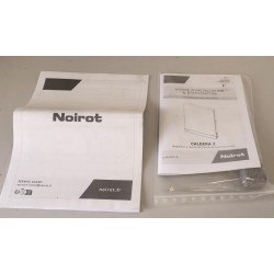 Radiateur Électrique à Inertie Pierre de Lave 2000W NOIROT Caldera 2 Connecté Notice et accessoires