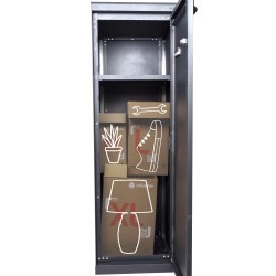 Boîte aux Lettres et Colis RENZ Twin XL 1 Porte Extérieur Gris - 252199