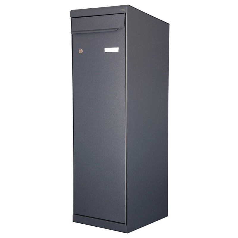 Boîte aux Lettres et Colis RENZ Twin XL 1 Porte Extérieur Gris Anthracite - 252199