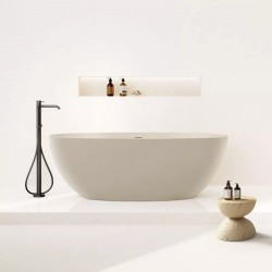 Baignoire Îlot TOTS Blanc Mat 160x75x59cm