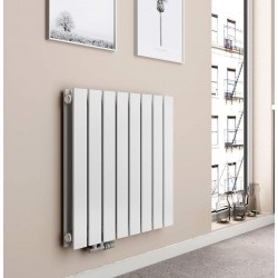 Radiateur Acier Eau Chaude 826W EMKE H630xL620mm Blanc - FR6361WD