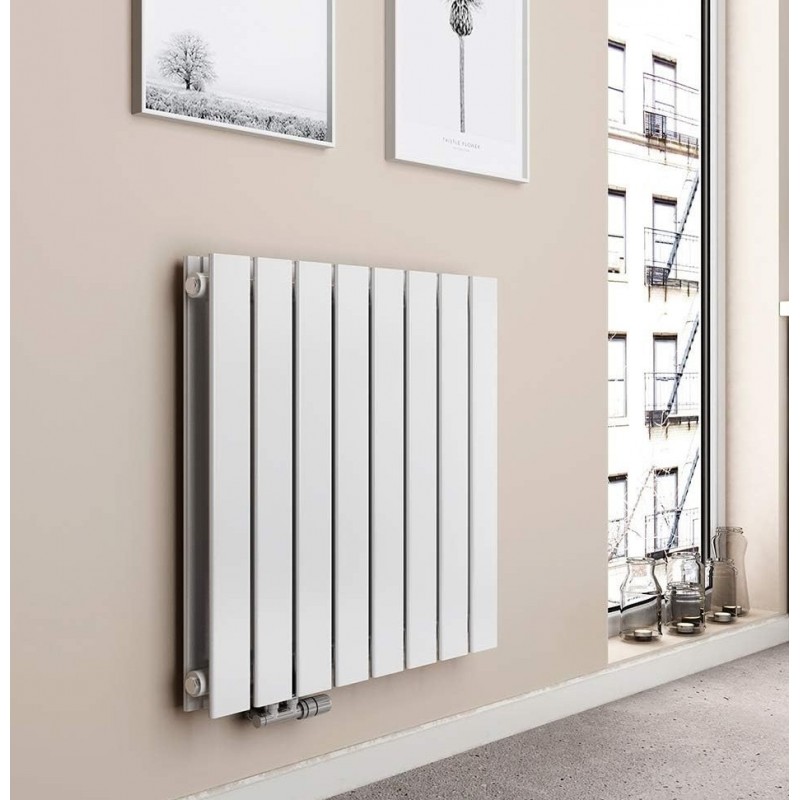 Radiateur Acier Eau Chaude 826W EMKE H630xL620mm Blanc - FR6361WD