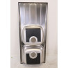 Évier de Cuisine 2 Bacs MONTEBELLO 116x50 cm Inox Lisse - EV4521IL