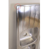 Évier de Cuisine 2 Bacs MONTEBELLO 116x50 cm Inox