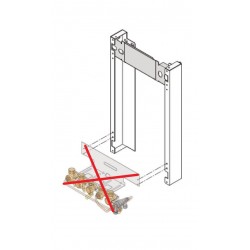 Réhausse pour Dosseret 80mm DE DIETRICH HG104 pour Chaudière - 100014501