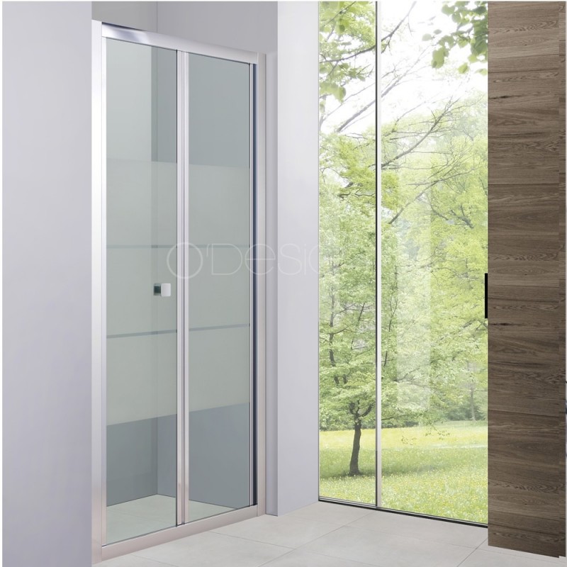 Porte de Douche Pliante O'DESIGN Bellagio 86/90 cm Pas Cher
