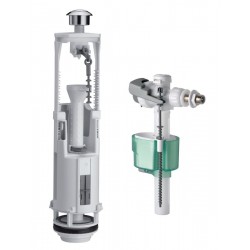 Mécanisme de Chasse d'Eau de Toilette WC SIAMP Optima S/Quieto OD Double Volume - 37778010