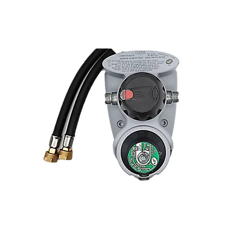 Kit Inverseur Gaz Butane CLESSE Bukit ISI Compactr900 avec 2 Lyres Élastomère - 8195NE2