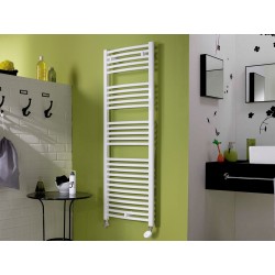 Sèche-Serviettes Eau Chaude THERMOR Corsaire Raccordements Centrés 609W Galbé Blanc - 466191