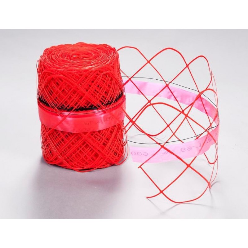 Rouleau 100m de Grillage Avertisseur pour Signalisation des Ouvrages Enterrés JANO 87-30 Largeur 30cm Rouge - 1364