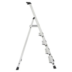 Escabeau Aluminium 5 Marches ARTUB Pro Hauteur d'Accès 2.99m Charge 150kg - 02372405-808