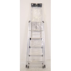 Escabeau Aluminium 5 Marches ARTUB Pro Hauteur d'Accès 2.99m Charge 150kg - 02372405-808