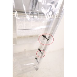 Escabeau Aluminium 5 Marches ARTUB Pro Hauteur d'Accès 2.99m Charge 150kg - 02372405-808