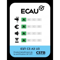 Mitigeur Robinet Thermostatique Bain/Douche JACOB DELAFON July Mural Laiton Chrome - E45714-CP