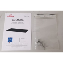 Étagère Intérieur pour Meubles de Cuisine LE MARQUIER Acier Noir 76x50.6x1.7 cm