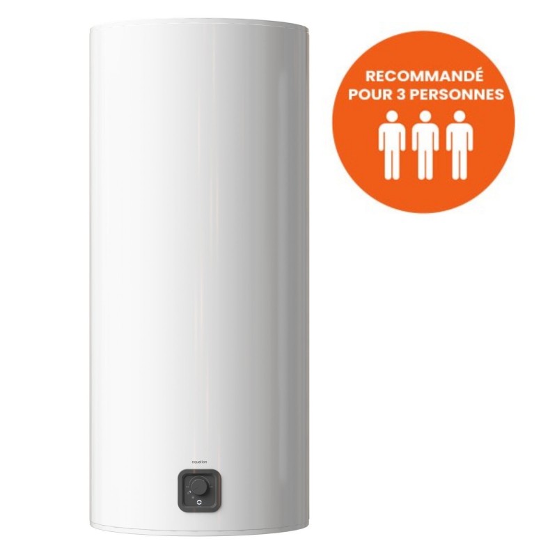 Chauffe-Eau Électrique 150L EQUATION Utilis Stéatite Vertical Mural