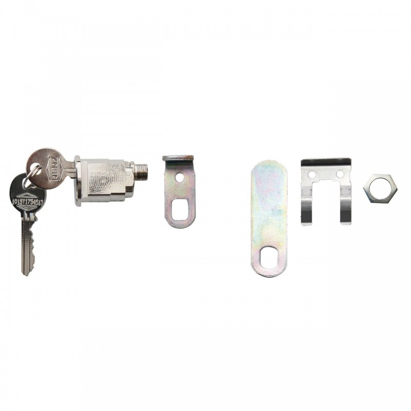 Batteuse à Barillets RENZ Serrure Boîte aux Lettres Écrou avec Clip 2 Clés - 24095 - NEUVE