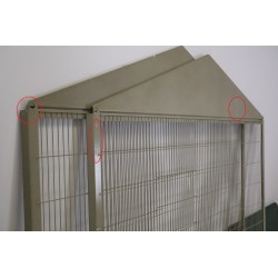 Volière MERKLOOS Cage pour Oiseaux Pas Cher