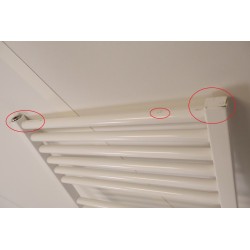 Sèche-Serviettes Électrique 750W ATLANTIC 2012 Vertical Blanc