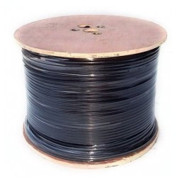 Câble Rigide d'Alimentation Électrique LTC U-1000 R2V 5G2.5mm2 Noir - 084227001