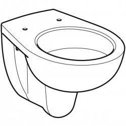 Toilette WC Suspendu GEBERIT Bastia Fond Creux en Céramique - 501.769.00.1