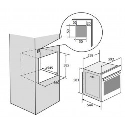 Four Encastrable Multifonctions 73L BRANDT