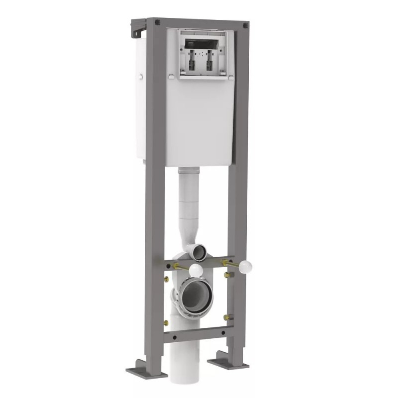 Bâti-Support Autoportant AQUANCE Calu 10030 Sans Plaque Blanc Universel - 1000621 - NEUF