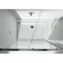 Receveur de Douche ROCA Malta Rectangulaire à Poser en Céramique Blanc