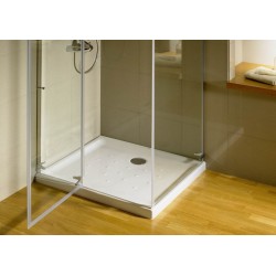 Receveur de Douche ROCA Malta Rectangulaire à Poser en Céramique Blanc - A37450C000