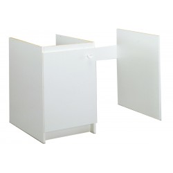 MODERNA - Meuble Sous-Évier Primo 1 Porte 1 Niche L120cm - ABCF120D02