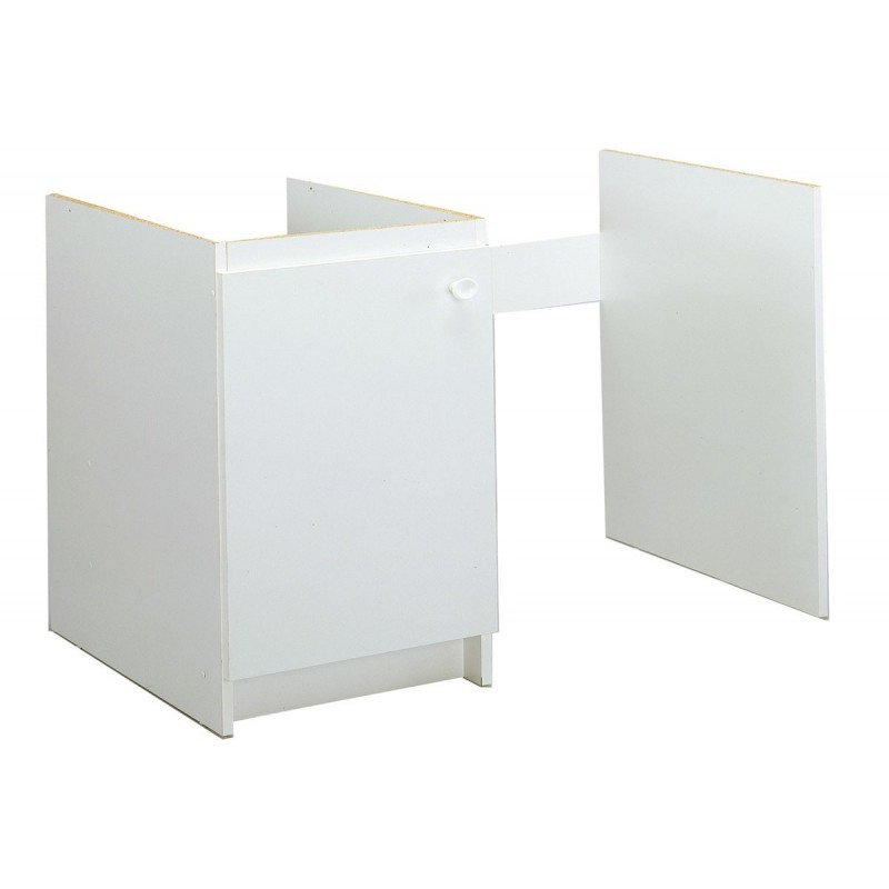 MODERNA - Meuble Sous-Évier Primo 1 Porte 1 Niche L120cm - ABCF120D02